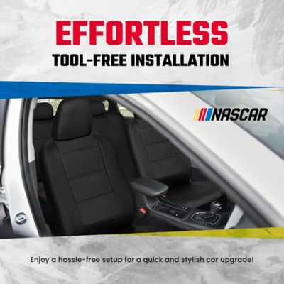 Image showing 5 th NASCAR Car Seat Cover Set 11 pc. Front and Back Automotive Seat Covers Interior Covers for Cars, SUVs, & Trucks