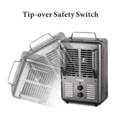 Image showing 1 th Optimus Portable Utility Heater with Thermostat (Full Size)