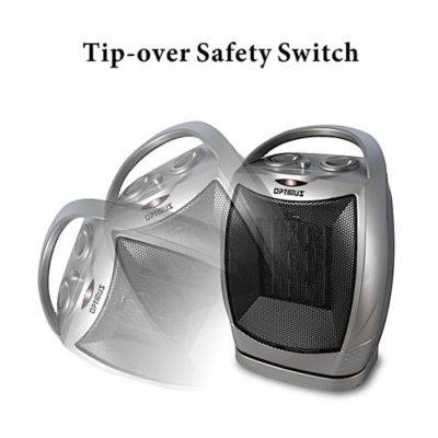 Image showing  Portable Oscillating Ceramic Heater with Thermostat