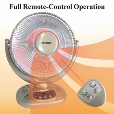 Image showing  14 in. Oscillation Dish Heater with Remote Control