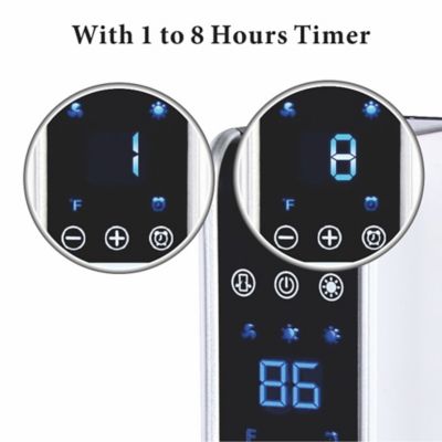 Image showing  29 in. Oscillating Tower Heater with Digital Temperature Readout & Setting, Remote Control