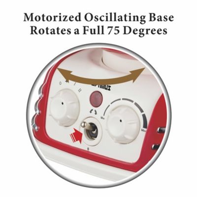 Image showing  Retro Design Oscillating Fan Heater