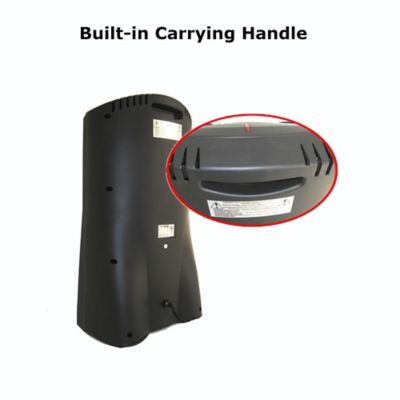 Image showing  Fan Forced Tower Quartz Heater with Thermostat