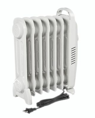 Image showing  Mini 7 Fins Portable Oil Filled Radiator Heater