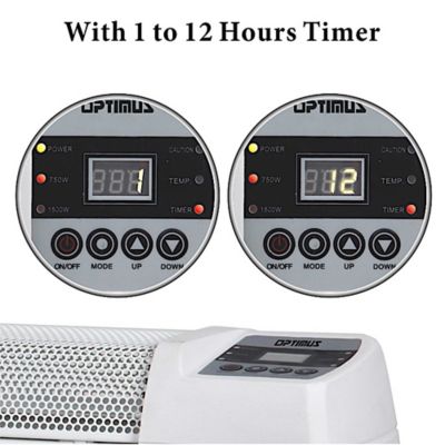 Image showing  30 in. Baseboard Convection Heater with Digital Display & Thermostat