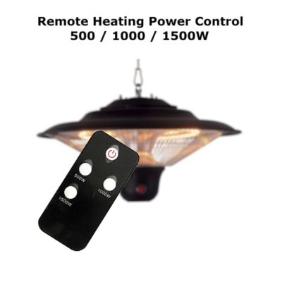 Image showing  Garage-Outdoor Hanging Infrared Heater with Remote Control