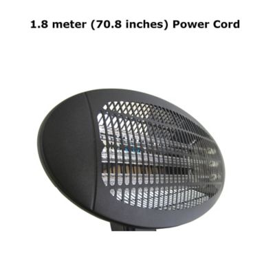 Image showing  Garage-Outdoor Floor Standing Infrared Patio Heater with Remote Control