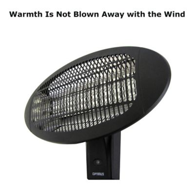 Image showing  Garage-Outdoor Floor Standing Infrared Patio Heater with Remote Control