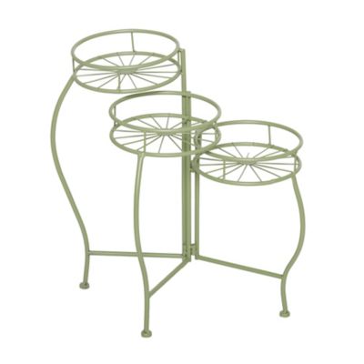 Image showing  Metal 3 Tier Starburst Indoor Outdoor Plantstand