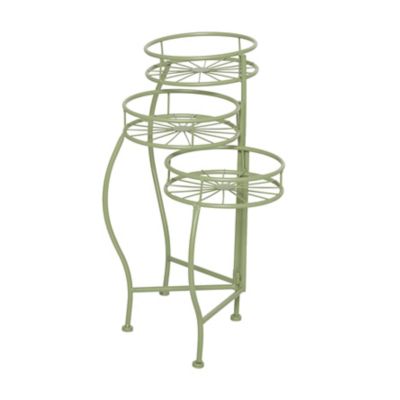 Image showing  Metal 3 Tier Starburst Indoor Outdoor Plantstand