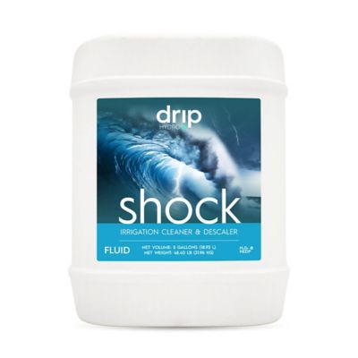 Drip Hydro 5 Gallon (18.93L) Shock Irrigation Line Descaler Outdoor Cleaner 1-Pack