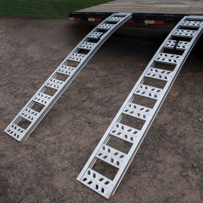 Image showing 5 th Yutrax 90 in. Heavy-Duty Arched Ramps, High-Strength Extruded Aluminum, 3000 lb. Load Capacity
