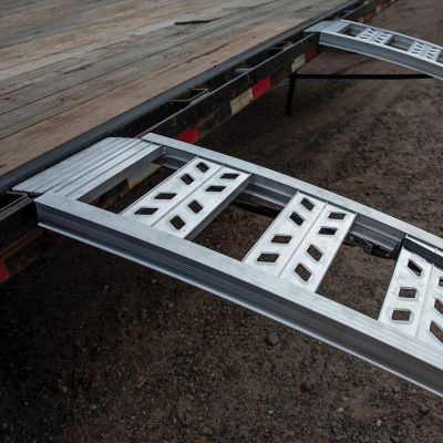 Image showing 6 th Yutrax 90 in. Heavy-Duty Arched Ramps, High-Strength Extruded Aluminum, 3000 lb. Load Capacity