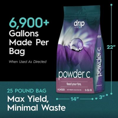 Image showing  25 lb. (11.34 kg) Powder C High PK Formula Fruiting & Flowering Plants Dry Plant Fertilizer 0-32-32 1-Pack