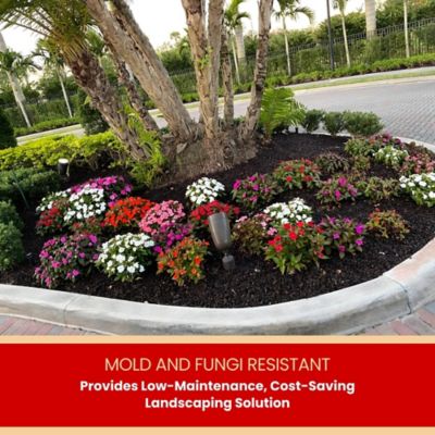 Image showing  2000 lb., 75 cu. ft., 2.77 cu. yd. Playground and Landscape Red Wood Rubber Mulch, 1 Tote