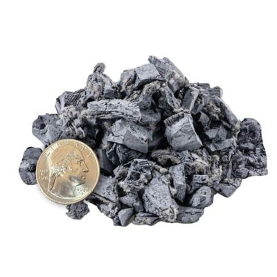 Image showing  2000 lb., 75 cu. ft., 2.77 cu. yd. Playground and Landscape Silver Rubber Mulch, 1 Tote