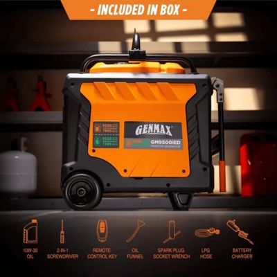 Image showing  9,500 Watt Peak Dual Fuel Electric Start Inverter Generator