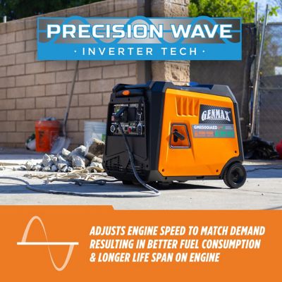 Image showing  8,500 Watt Peak Dual Fuel Electric Start Inverter Generator