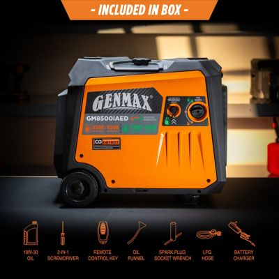 Image showing  8,500 Watt Peak Dual Fuel Electric Start Inverter Generator