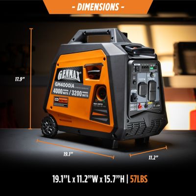 Image showing  4,000 Watt Peak Inverter Generator