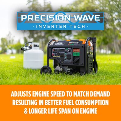 Image showing  5,000 W Peak Dual Fuel Open Frame Inverter Generator