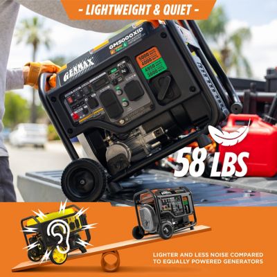 Image showing  5,000 W Peak Dual Fuel Open Frame Inverter Generator