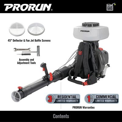 Image showing  75.6cc Gas-Powered 2-Cycle Backpack Mist Blower with 4-Gallon Tank