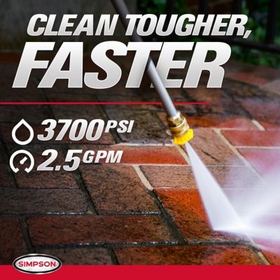 Image showing  PowerShot 49-State 3700 PSI at 2.5 GPM CRX with AAA Triplex Pump Cold Water Gas Pressure Washer