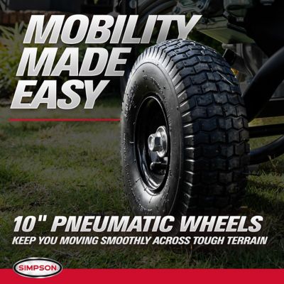 Image showing 6 th SIMPSON PowerShot 49-State 3700 PSI at 2.5 GPM CRX with AAA Triplex Pump Cold Water Gas Pressure Washer