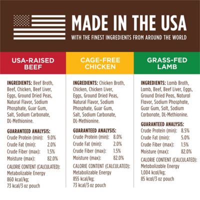 Image showing 5 th Instinct Healthy Cravings Grain-Free Beef, Chicken, Lamb Dog Food Topper Variety Pack, 3 oz., 12 pk.