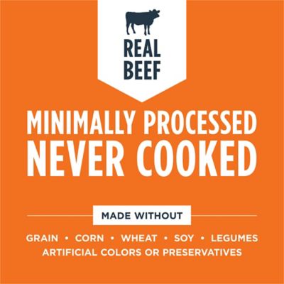 Image showing 6 th Instinct Raw Meals Real Beef Recipe Grain-Free Adult Freeze-Dried Dog Food, 25 oz.