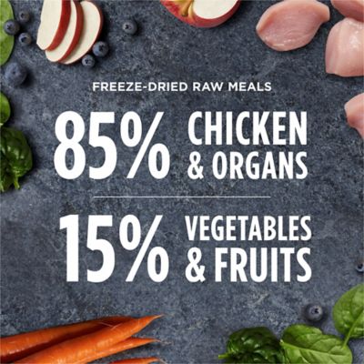 Image showing 5 th Instinct Raw Meals Cage-Free Chicken Recipe Grain-Free Adult Freeze-Dried Dog Food, 25 oz.