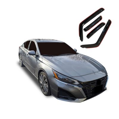 Image showing  Rain Guards In Channel Smoke fits 2019-2024 Nissan Altima ( Sedan )