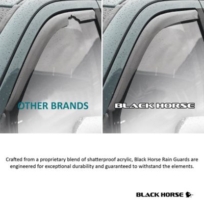 Image showing  Rain Guards In Channel Smoke fits 2009-2018 Dodge Ram 15002019-2024 Ram 1500 Classic