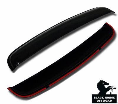 Image showing 3 th Black Horse Off Road Sunroof Deflector Dark Smoke fits -2025 Universal ( Fits Sedan model )