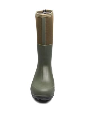Image showing  Men's Classic Seamless Tall Dark Green Waterproof Boot