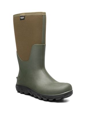 Bogs Men's Classic Seamless Tall Dark Green Waterproof Boot