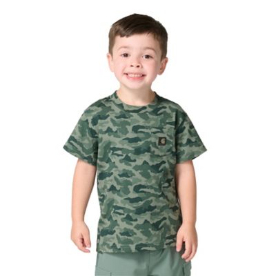 Carhartt Boys' Short-Sleeve Camo Shirt