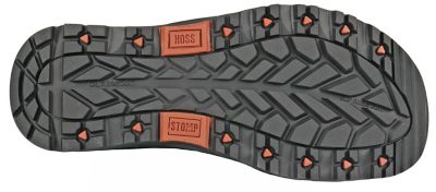 Image showing  Eric Lo Men's Brown Work Shoe, Soft Toe, Oblique Toe, Slip Resistant, EH Rated, Leather Upper