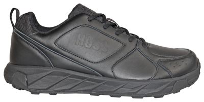 Image showing 4 th HOSS Boot Company Beta Men's Athletic Work Shoe, Black Soft Toe, Non Metallic, Slip Resistant, EH Safety