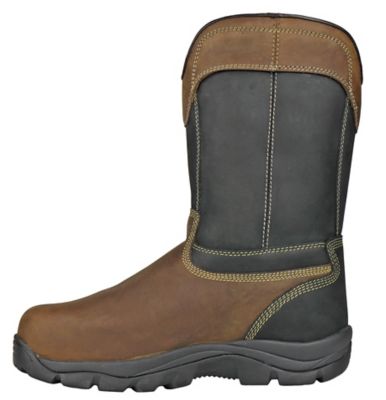 Image showing 6 th HOSS Boot Company Slag Men's Composite Toe Waterproof Pull-On Met Guard Work Boots EH Slip Resistant, 10.5 in.