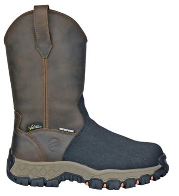 Image showing  Recon XRD-Met Men's Composite Toe Waterproof Western Pull-On Met Guard Work Boots EH Slip Resistant, 11 in.