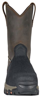 Image showing 3 th HOSS Boot Company Recon XRD-Met Men's Composite Toe Waterproof Western Pull-On Met Guard Work Boots EH Slip Resistant, 11 in.
