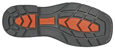 Image showing  Brisbee Men's Composite Toe Waterproof Distressed Western Pull-On Work Boots EH Slip Resistant, 11 in.