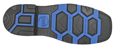 Image showing  Rushmore Men's Composite Toe Waterproof Western Pull-On Work Boots EH Slip Resistant, 11 in.