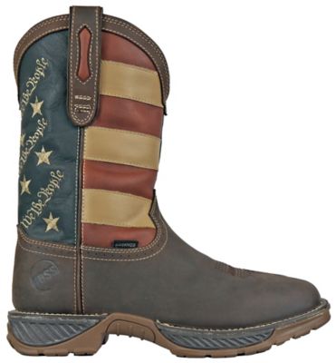 Image showing  We The People Men's Composite Toe Waterproof Western Work Boots EH Slip Resistant Pull-On, 11 in.