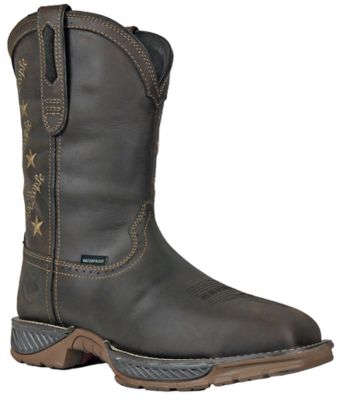HOSS Boot Company We The People Men's Composite Toe Waterproof Pull-On Western Work Boots EH Slip Resistant, 11 in.