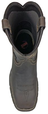Image showing 2 th HOSS Boot Company We The People Men's Composite Toe Waterproof Pull-On Western Work Boots EH Slip Resistant, 11 in.