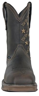 Image showing 3 th HOSS Boot Company We The People Men's Composite Toe Waterproof Pull-On Western Work Boots EH Slip Resistant, 11 in.