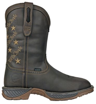 Image showing 4 th HOSS Boot Company We The People Men's Composite Toe Waterproof Pull-On Western Work Boots EH Slip Resistant, 11 in.